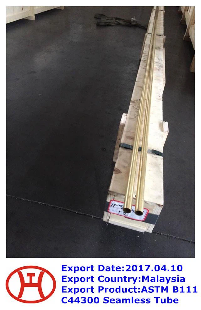 ASTM B111 C44300 Õmblusteta Toru