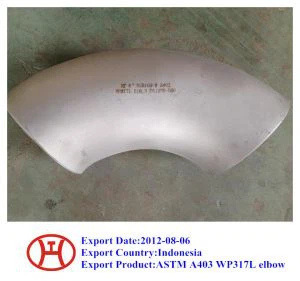 ASTM A 403  WP 317 L  90  kraadi küünarnukk